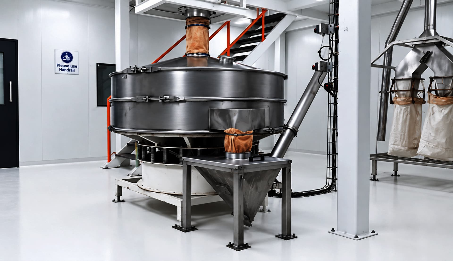 Stainless Steel Hopper & Feeding Station