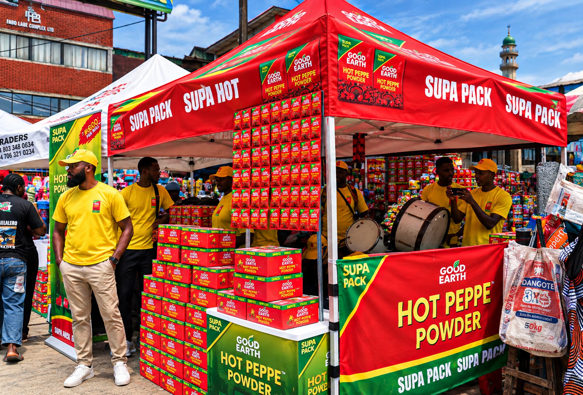 Bustling Regional Spice Procurement Depot