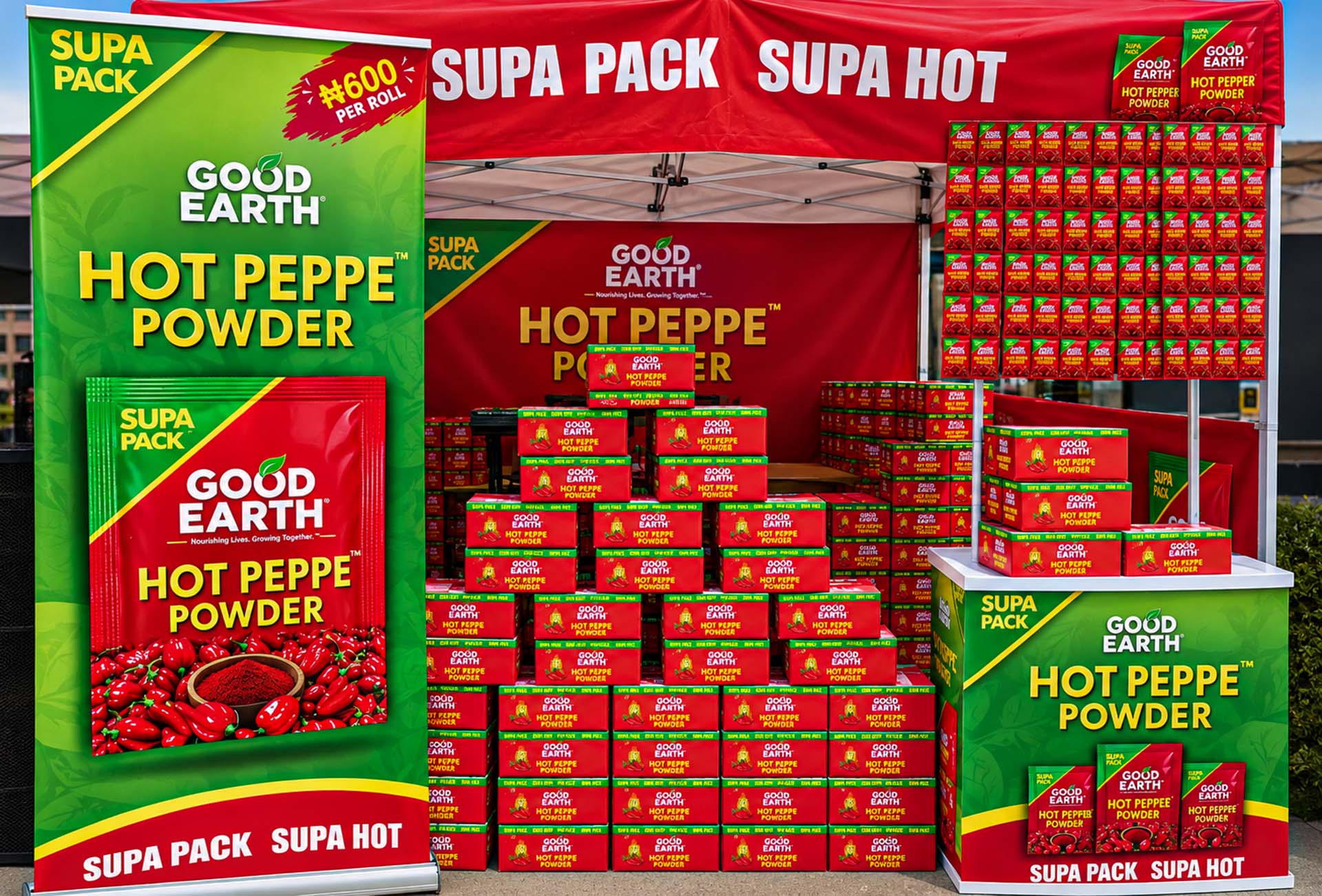 Local Food Market Pepper Merchandising